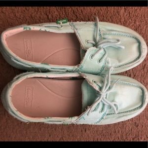 Teal Sanku shoes size 7